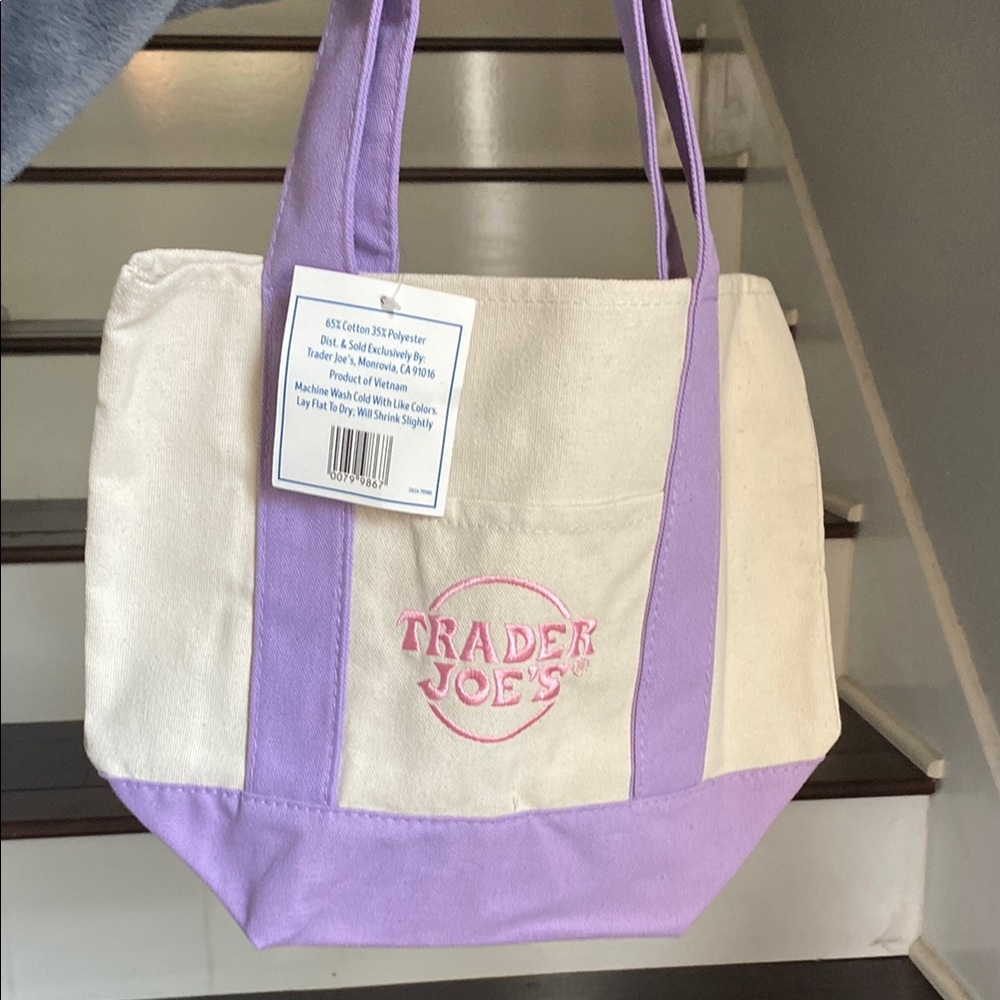 Trader Joe’s mini pastel Tote Bag